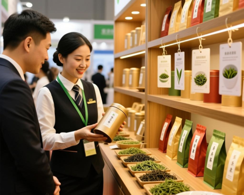 荟萃各地名茶 第5届上海茶博会开幕