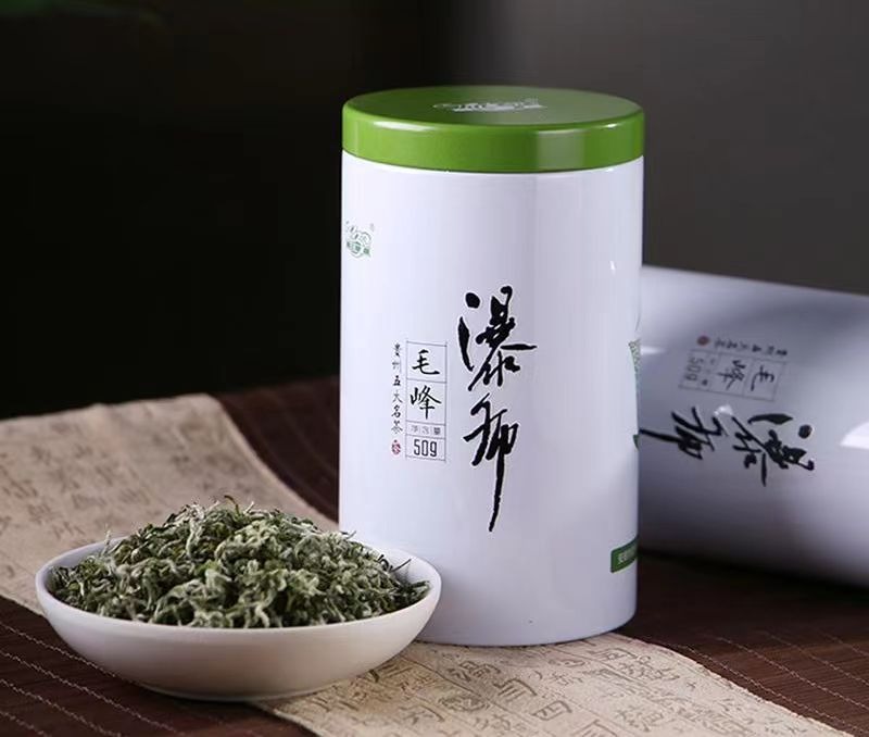 2026年新茶上市正宗安顺蚕种场瀑布特级毛峰贵州绿茶50克罐装茶叶